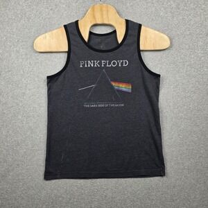 Pink Floyd Tank Top Size Large Gray Dark Side Of The Moon Album Graphic
